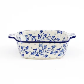 Miska ceramiczna kwadratowa H35 <br> 3206X Błękitny Ogród